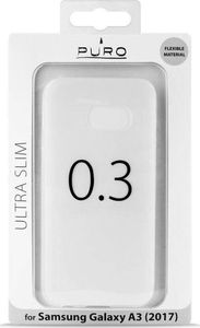 Puro PURO Ultra Slim "0.3" Cover - Etui Samsung Galaxy A3 (2017) (półprzezroczysty) 4
