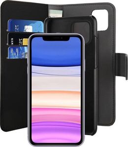 Puro PURO Wallet Detachable - Etui 2w1 iPhone 11 (czarny) 2
