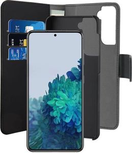 Puro PURO Wallet Detachable - Etui 2w1 Samsung Galaxy S21 (czarny) 2