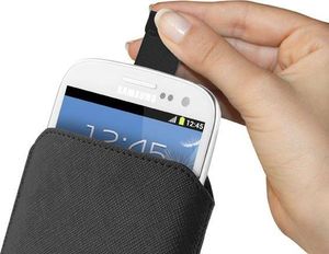 Puro PURO Essential Slim - Etui uniwersalne do smartfonów rozmiar M (czarny) 2