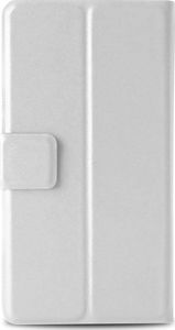 Puro PURO Uniwallet Bi-Color - Uniwersalne etui obrotowe 360 z kieszonkami na karty, rozmiar XXL (biały) 3