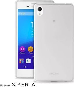Puro PURO Ultra Slim "0.3" Cover MFX - Zestaw etui + folia na ekran Xperia M4 AQUA (półprzezroczysty) 1