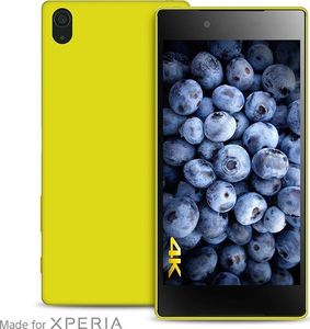 Puro PURO Ultra Slim "0.3" Cover MFX - Zestaw etui + folia na ekran Sony Xperia Z5 Premium (limonkowy) 1