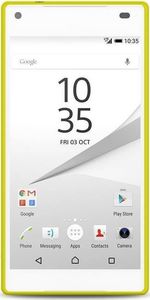 Puro PURO Ultra Slim "0.3" Cover MFX - Zestaw etui + folia na ekran Sony Xperia Z5 Compact (limonkowy) 2