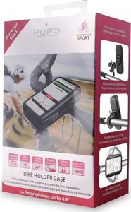 Puro PURO Bike Case W/ Bike Holder - Uniwersalne etui i uchwyt rowerowy max 4.8 12