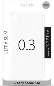 Puro PURO Ultra Slim "0.3" Cover MFX - Etui Sony Xperia XA (półprzezroczysty) 5