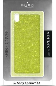 Puro PURO Glitter Shine Cover MFX - Etui Sony Xperia XA (Lime Green) 4