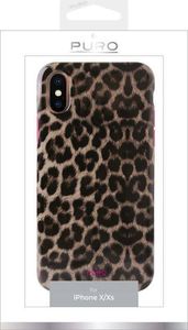 Puro PURO Glam Leopard Cover - Etui iPhone Xs / X (Leo 2) 4