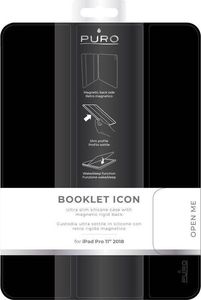 Etui na tablet Puro PURO ICON Booklet Case Bezramkowe etui iPad Pro 11 w/Magnet & Stand up (czarny) 4