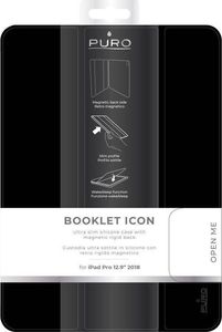 Etui na tablet Puro PURO ICON Booklet Case Bezramkowe etui iPad Pro 12.9 (2018) w/Magnet & Stand up (Czarny) 4