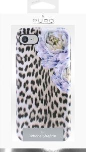 Puro PURO Glam Sweet Leopard - Etui iPhone SE 2020 / 8 / 7 / 6s (Leo Peonies) 2