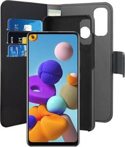 Puro PURO Wallet Detachable - Etui 2w1 Samsung Galaxy A21s (czarny) 3