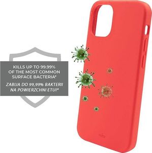 Puro PURO ICON Anti-Microbial Cover - Etui iPhone 12 / iPhone 12 Pro z ochroną antybakteryjną (czerwony) 6