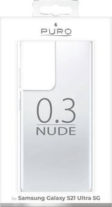 Puro PURO 0.3 Nude - Etui Samsung Galaxy S21 Ultra (przezroczysty) 2