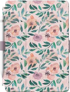 Etui na tablet Speck Speck Balance Folio Print - Etui iPad 10.2" 8 (2020) / 7 (2019) z powłoką MICROBAN (Watercolor Roses / Washed Lilac) 9