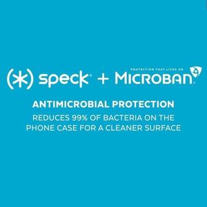 Speck Speck Presidio Perfect-Clear with Glitter - Etui iPhone SE 2020 / 8 / 7 z powłoką MICROBAN (Gold Glitter/Clear) 9