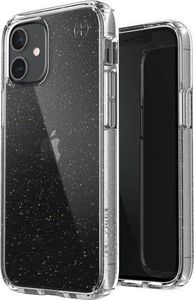 Speck Speck Presidio Perfect-Clear with Glitter - Etui iPhone 12 Mini z powłoką MICROBAN (Gold Glitter/Clear) 4