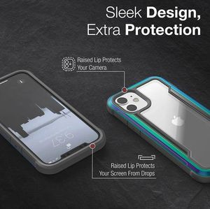 X-doria X-Doria Raptic Shield - Etui aluminiowe iPhone 12 Mini (Drop test 3m) (Iridescent) 10