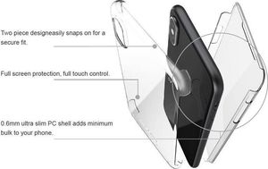 X-doria X-Doria Defense 360 - Etui iPhone Xs / X ze szkłem 9H na ekran (przezroczysty) 6