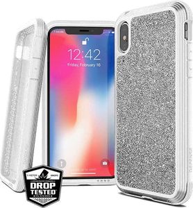 X-doria X-Doria Defense Lux - Etui aluminiowe iPhone Xs Max (Drop test 3m) (White Glitter) 1