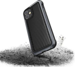 X-doria X-Doria Raptic Lux - Etui aluminiowe iPhone 12 Mini (Drop test 3m) (Black Carbon Fiber) 4