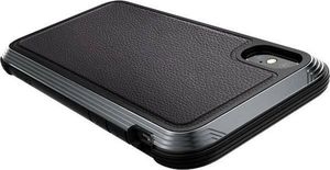 X-doria X-Doria Defense Lux - Etui aluminiowe iPhone Xs / X (Drop test 3m) (Black Leather) 2