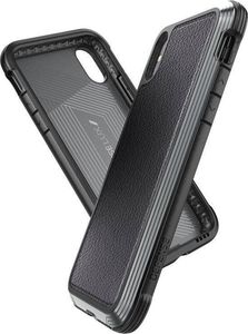 X-doria X-Doria Defense Lux - Etui aluminiowe iPhone Xs / X (Drop test 3m) (Black Leather) 4