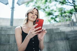 X-doria X-Doria Defense Lux - Etui aluminiowe iPhone Xs / X (Drop test 3m) (Red Leather) 15