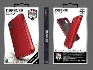 X-doria X-Doria Defense Lux - Etui aluminiowe iPhone Xs / X (Drop test 3m) (Red Leather) 16