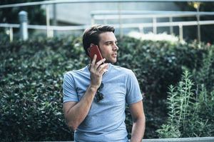 X-doria X-Doria Defense Lux - Etui aluminiowe iPhone Xs / X (Drop test 3m) (Red Leather) 3