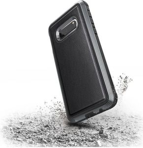 X-doria X-Doria Defense Lux - Etui aluminiowe Samsung Galaxy S10e (Drop test 3m) (Black Leather) 4