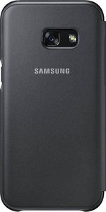 Samsung Samsung Neon Flip Cover - Etui z klapką Samsung Galaxy A3 (2017) z efektem podświetlenia (czarny) 2