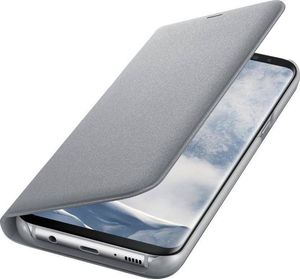 Samsung Samsung LED View Cover - Etui z klapką + kieszeń na kartę Samsung Galaxy S8+ (srebrny) 4