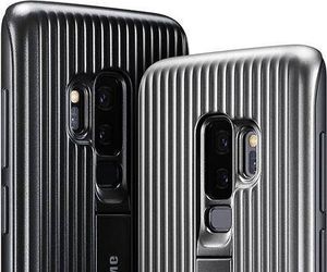 Samsung Samsung Protective Standing Cover - Etui Samsung Galaxy S9+ z podstawką (czarny) 10