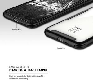 Zizo Zizo Fuse Case - Etui iPhone Xs Max + szkło ochronne hartowane na ekran (Black) 3