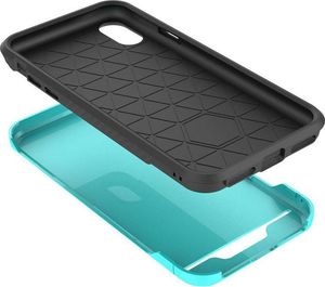 Zizo Zizo Star Diamond Hybrid Cover - Etui iPhone X (Teal/Black) 3