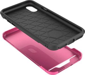 Zizo Zizo Star Diamond Hybrid Cover - Etui iPhone X (Pink/Black) 3