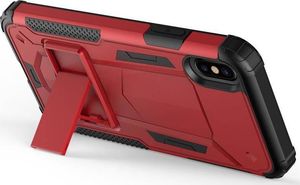 Zizo Zizo Hybrid Transformer Cover - Pancerne etui iPhone X z podstawką (Red/Black) 4