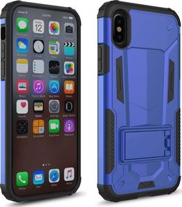 Zizo Zizo Hybrid Transformer Cover - Pancerne etui iPhone X z podstawką (Blue/Black) 2