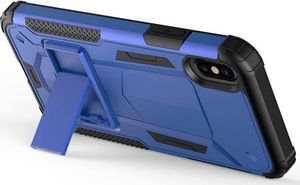 Zizo Zizo Hybrid Transformer Cover - Pancerne etui iPhone X z podstawką (Blue/Black) 4