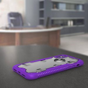 Zizo Zizo Proton Case - Pancerne etui iPhone X ze szkłem 9H na ekran (Purple/Trans Clear) 2