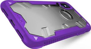 Zizo Zizo Proton Case - Pancerne etui iPhone X ze szkłem 9H na ekran (Purple/Trans Clear) 5
