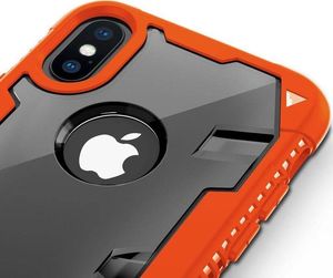 Zizo Zizo Proton Case - Pancerne etui iPhone X ze szkłem 9H na ekran (Orange/Trans Clear) 7