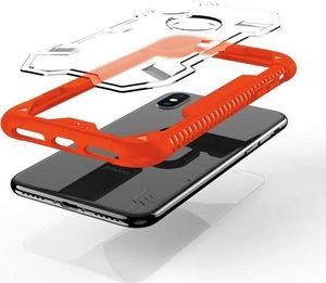 Zizo Zizo Proton Case - Pancerne etui iPhone X ze szkłem 9H na ekran (Orange/Trans Clear) 8