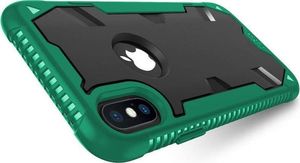 Zizo Zizo Proton Case - Pancerne etui iPhone X ze szkłem 9H na ekran (Emerald Green/Solid Black) 4