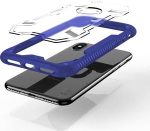 Zizo Zizo Proton Case - Pancerne etui iPhone X ze szkłem 9H na ekran (Blue/Trans Clear) 7