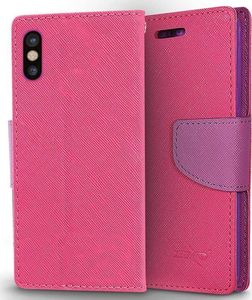 Zizo Zizo Flap Wallet Pouch - Etui iPhone X z kieszeniami na karty + stand up (Pink/Purple) 3
