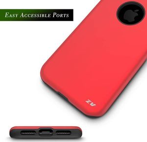 Zizo Zizo Sleek Hybrid Cover - Etui iPhone Xs / X (Red) 2