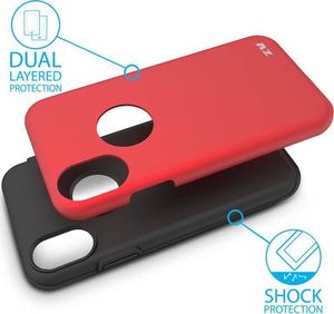 Zizo Zizo Sleek Hybrid Cover - Etui iPhone Xs / X (Red) 3