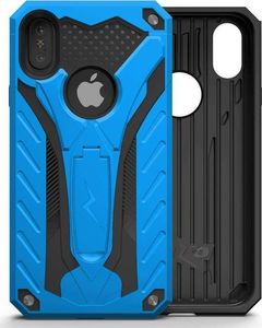 Zizo Zizo Static Cover - Pancerne etui iPhone X z podstawką (Blue/Black) 2